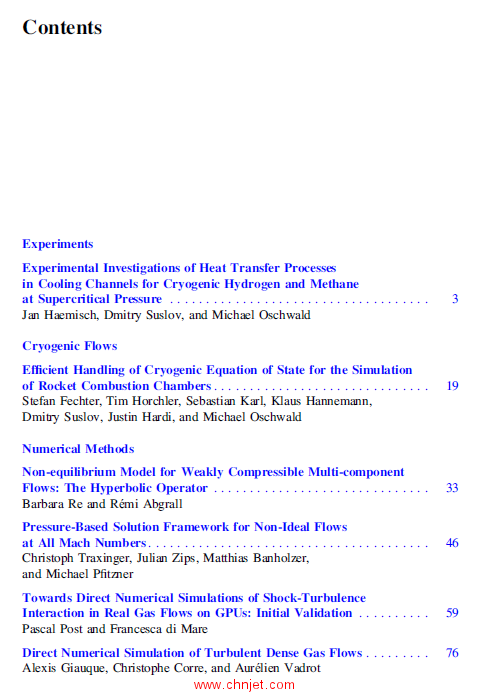《Non-Ideal Compressible Fluid Dynamics for Propulsion and Power：Selected Contributions from the 2n ...