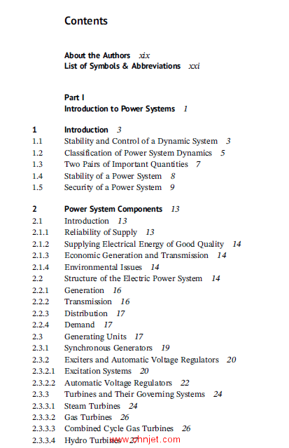 《Power System Dynamics：Stability and Control》第三版