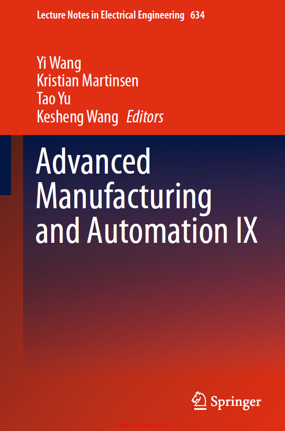 《Advanced Manufacturing and Automation IX》
