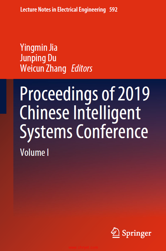 《Proceedings of 2019 Chinese Intelligent Systems Conference》 I、II、 III卷