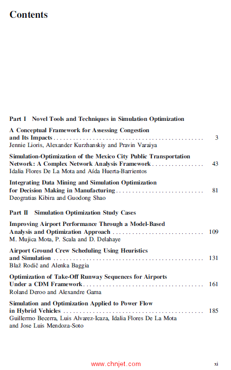 《Applied Simulation and Optimization 2：New Applications in Logistics, Industrial and Aeronautical  ...