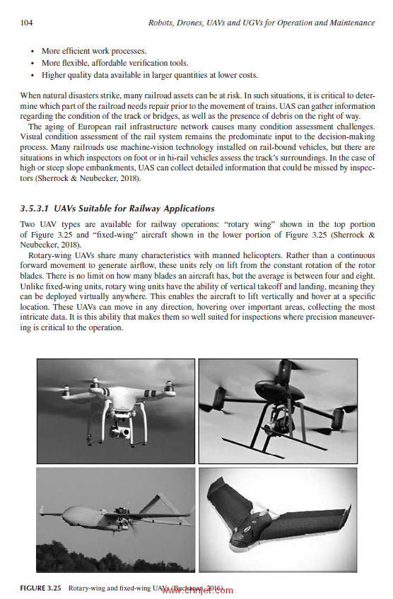 《Robots, Drones, UAVs and UGVs for Operation and Maintenance》
