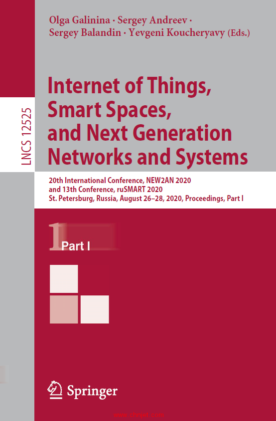 《Internet of Things,Smart Spaces,and Next Generation Networks and Systems：20th International Confe ...