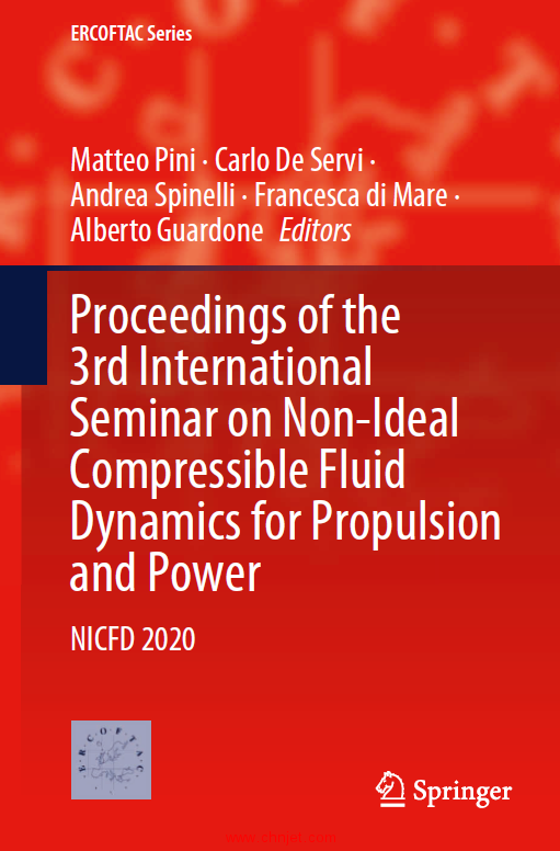 《Proceedings of the 3rd International Seminar on Non-Ideal Compressible Fluid Dynamics for Propulsi ...