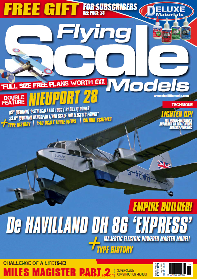 《Flying Scale Models》2021年8月