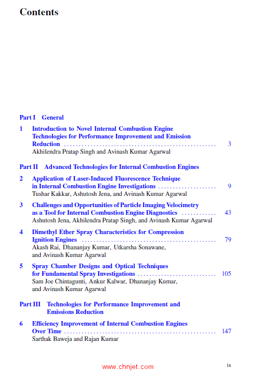 《Novel Internal Combustion Engine Technologies for Performance Improvement and Emission Reduction》 ...