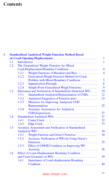 《Weight Function Methods in Fracture Mechanics：Theory and Applications》