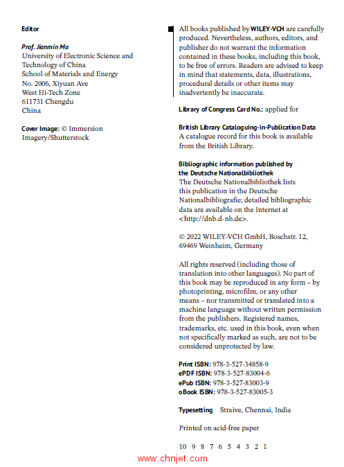 《Battery Technologies：Materials and Components》