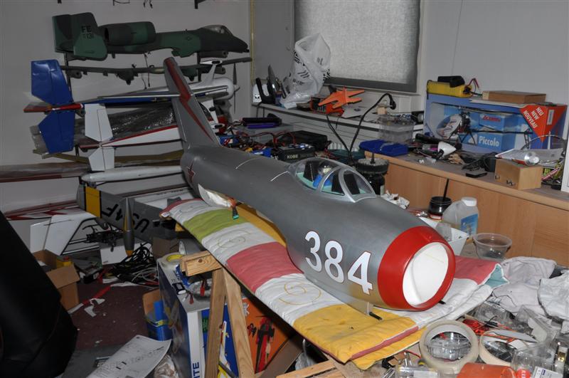 泡沫版米格15涡喷模型飞机制作记录