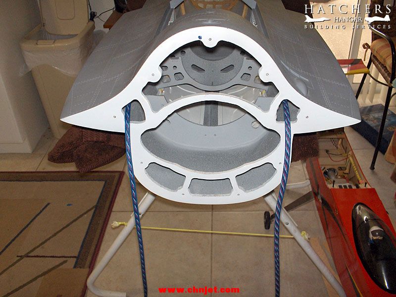  大比例F16涡喷模型飞机组装全过程