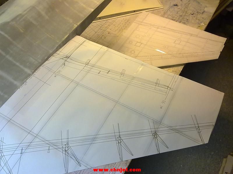 1:5比例F-16B涡喷模型飞机制作过程