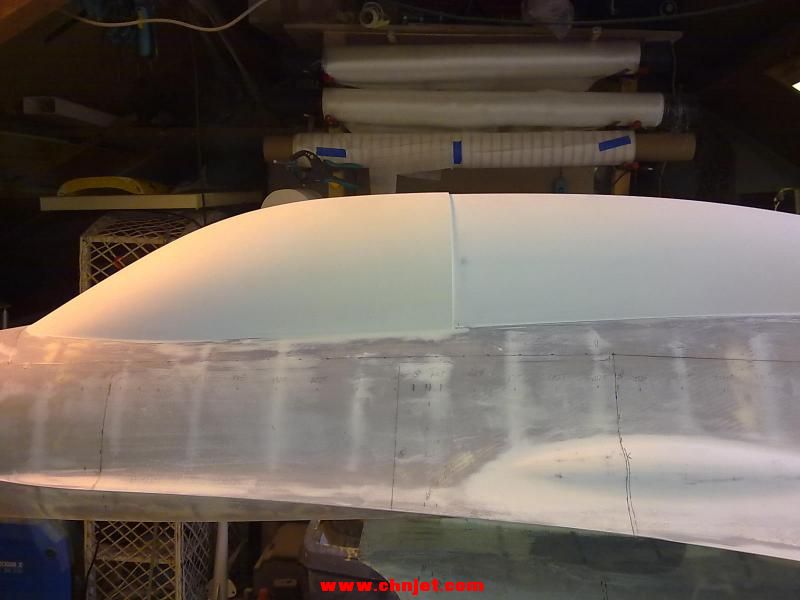 1:5比例F-16B涡喷模型飞机制作过程