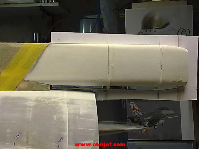 1:5比例F-16B涡喷模型飞机制作过程