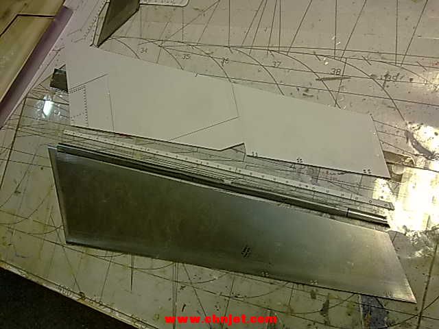 1:5比例F-16B涡喷模型飞机制作过程