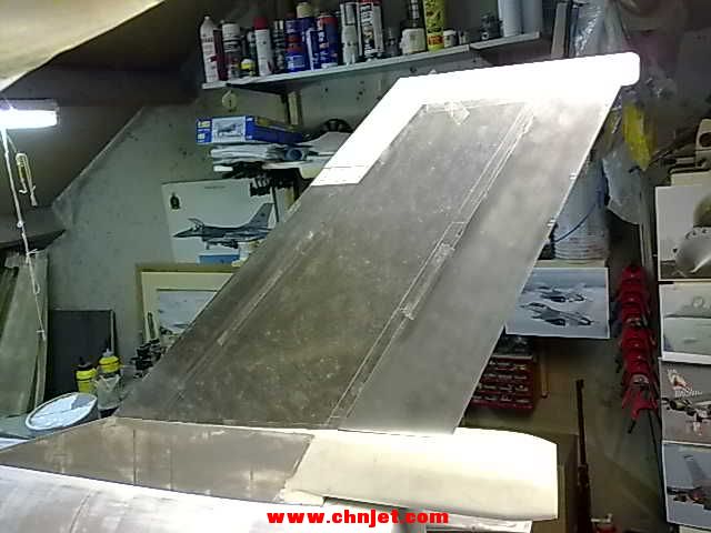 1:5比例F-16B涡喷模型飞机制作过程