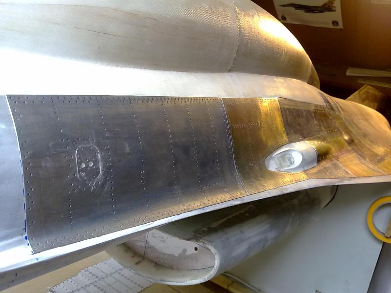 1:5比例F-16B涡喷模型飞机制作过程