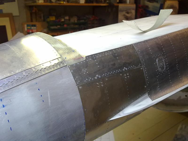 1:5比例F-16B涡喷模型飞机制作过程