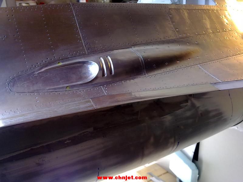 1:5比例F-16B涡喷模型飞机制作过程
