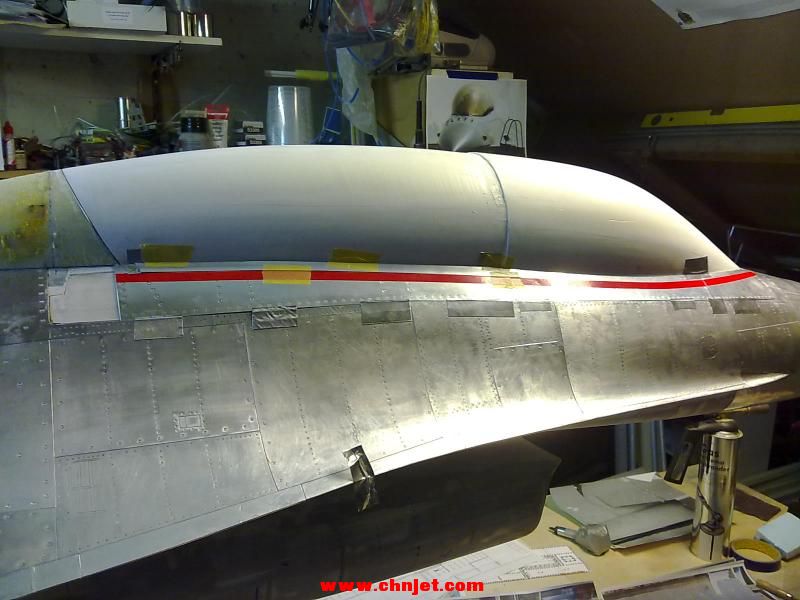 1:5比例F-16B涡喷模型飞机制作过程