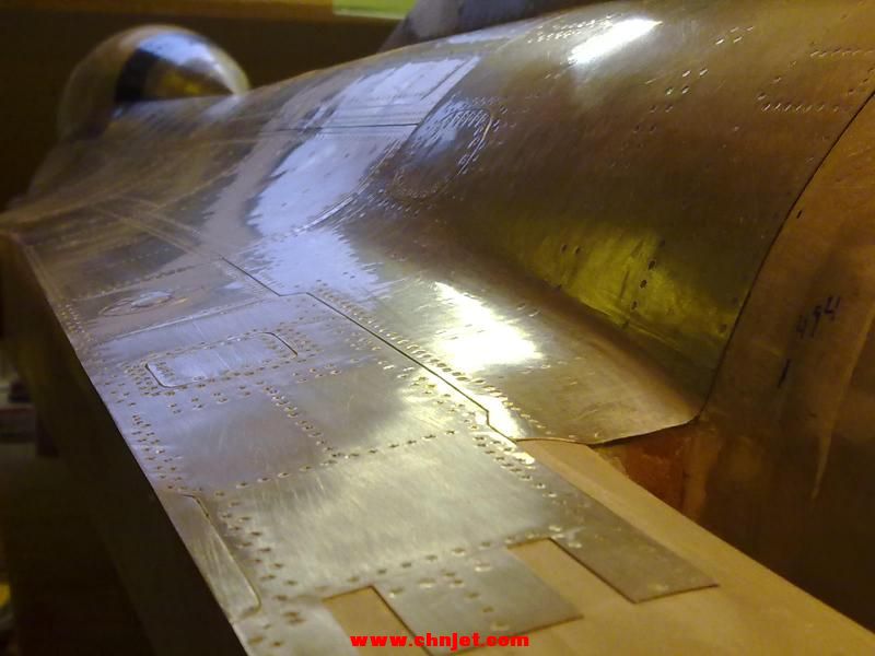 1:5比例F-16B涡喷模型飞机制作过程 