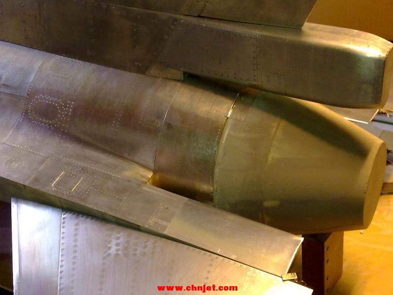 1:5比例F-16B涡喷模型飞机制作过程