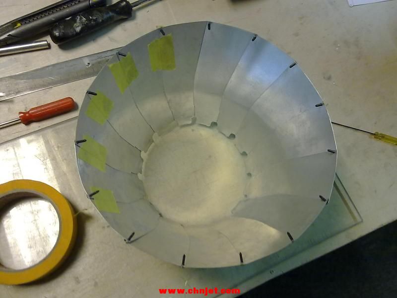 1:5比例F-16B涡喷模型飞机制作过程