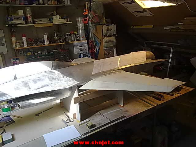 1:5比例F-16B涡喷模型飞机制作过程