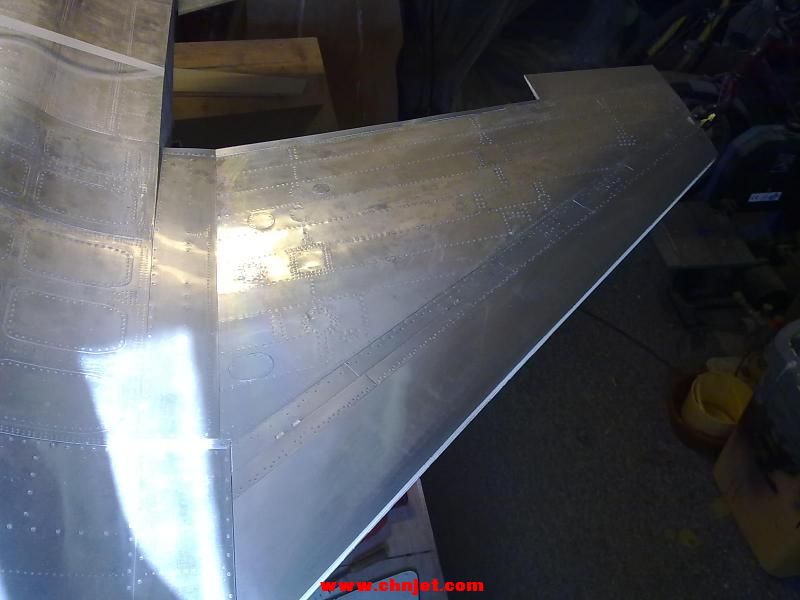 1:5比例F-16B涡喷模型飞机制作过程