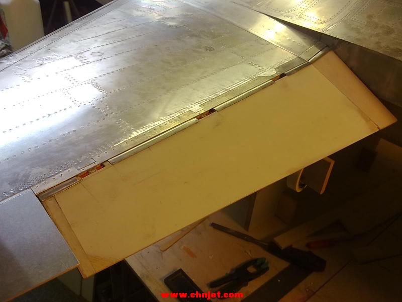 1:5比例F-16B涡喷模型飞机制作过程