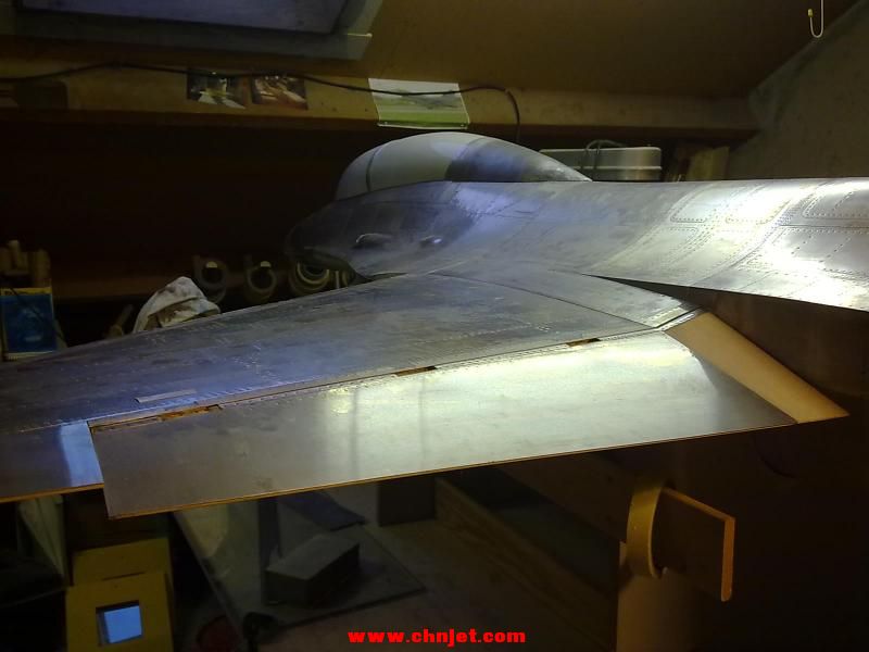 1:5比例F-16B涡喷模型飞机制作过程