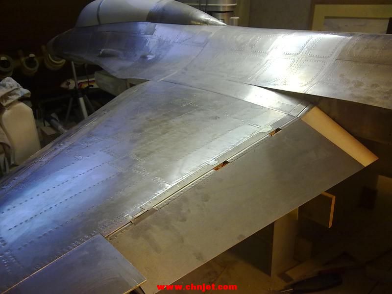 1:5比例F-16B涡喷模型飞机制作过程