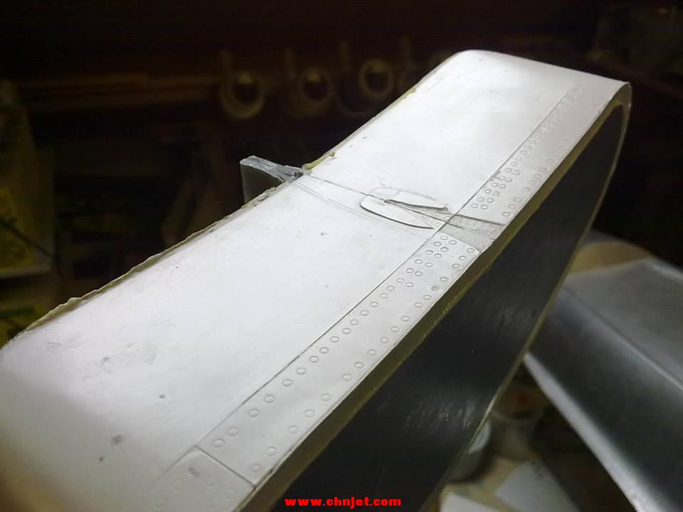 1:5比例F-16B涡喷模型飞机制作过程