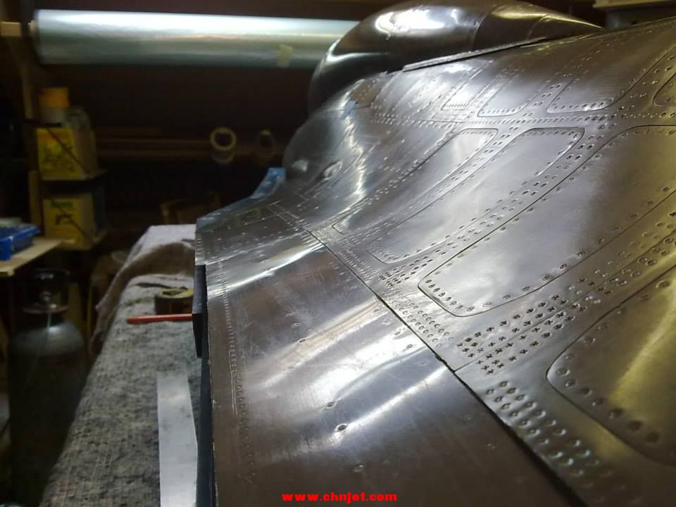 1:5比例F-16B涡喷模型飞机制作过程