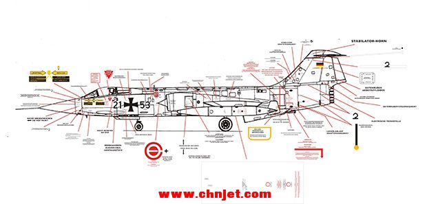 F-104机身细节最详细图案 