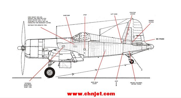 F-4U Corsair机身细节最详细图案