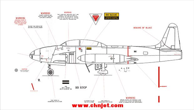 T-33机身细节最详细图案