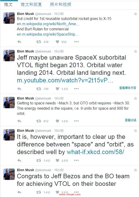 SpaceX 的对手 Blue Origin 成功发射并回收火箭