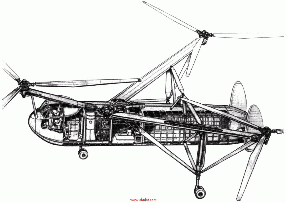 三旋翼直升机Cierva W.11空中马