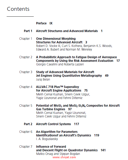 《Recent Advances in Aircraft Technology》航空技术最新进展