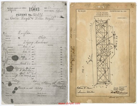 失踪了36年的莱特兄弟飞机专利文件