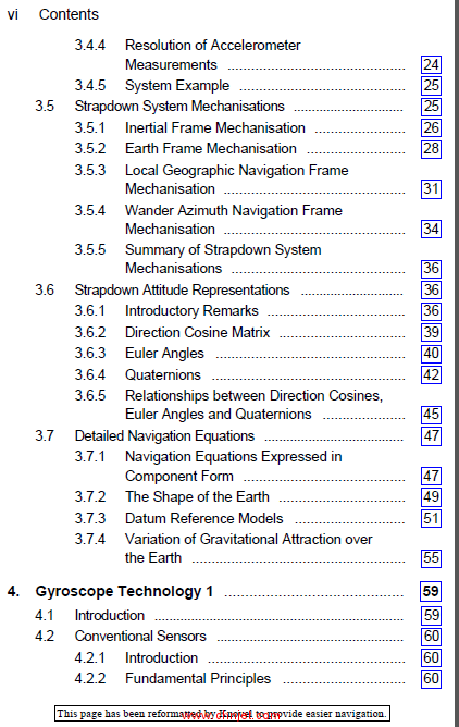 《Strapdown Inertial Navigation Technology》捷联惯导原理经典原著