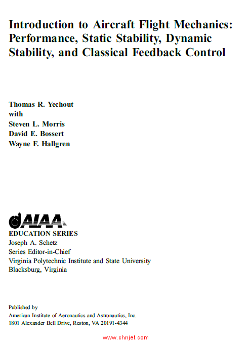 《Introduction to Aircraft Flight MechanicsPerformance, Static Stability, Dynamic Stability, and Cla ...