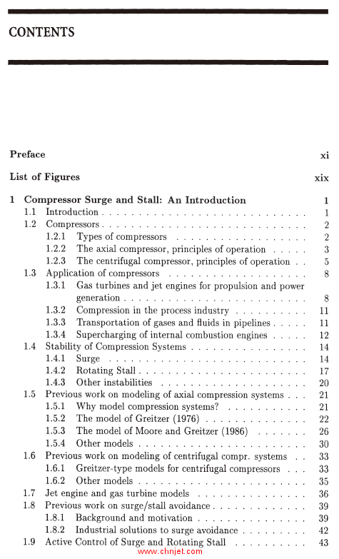 《Compressor Surge and Rotating Stall Modeling and Control》
