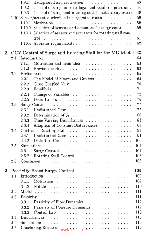 《Compressor Surge and Rotating Stall Modeling and Control》