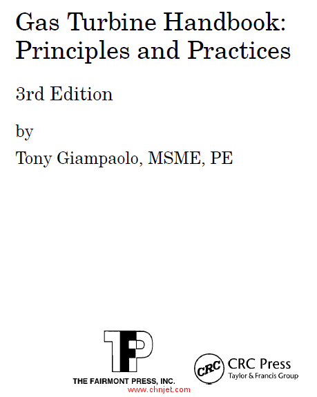 《Gas turbine handbook: principles and practices》第三版《Gas turbine handbook: principles and pract ...