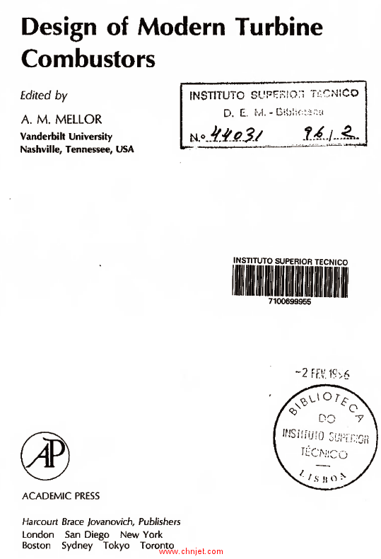 《Design of Modern Turbine Combustors》