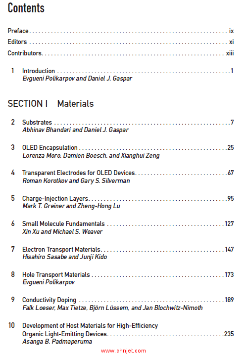 《OLED Fundamentals: Materials, Devices, and Processing of Organic Light-Emitting Diodes》