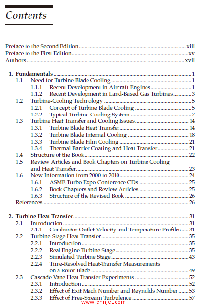 《Gas Turbine Heat Transfer and Cooling Technology》第二版