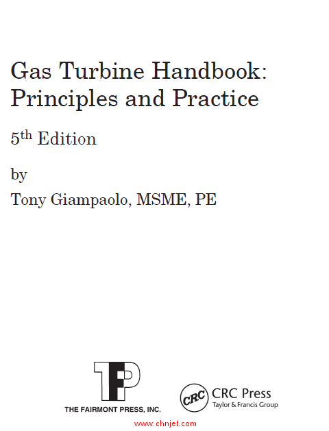 《Gas Turbine Handbook: Principles and Practice》第五版