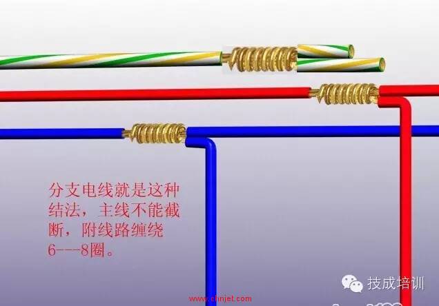 接电线的专业做法